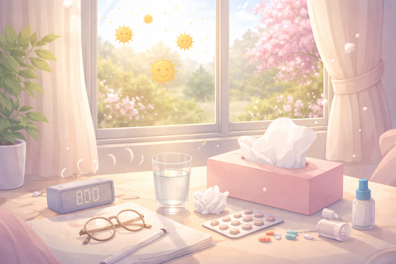 認知症の方の花粉症の辛さ