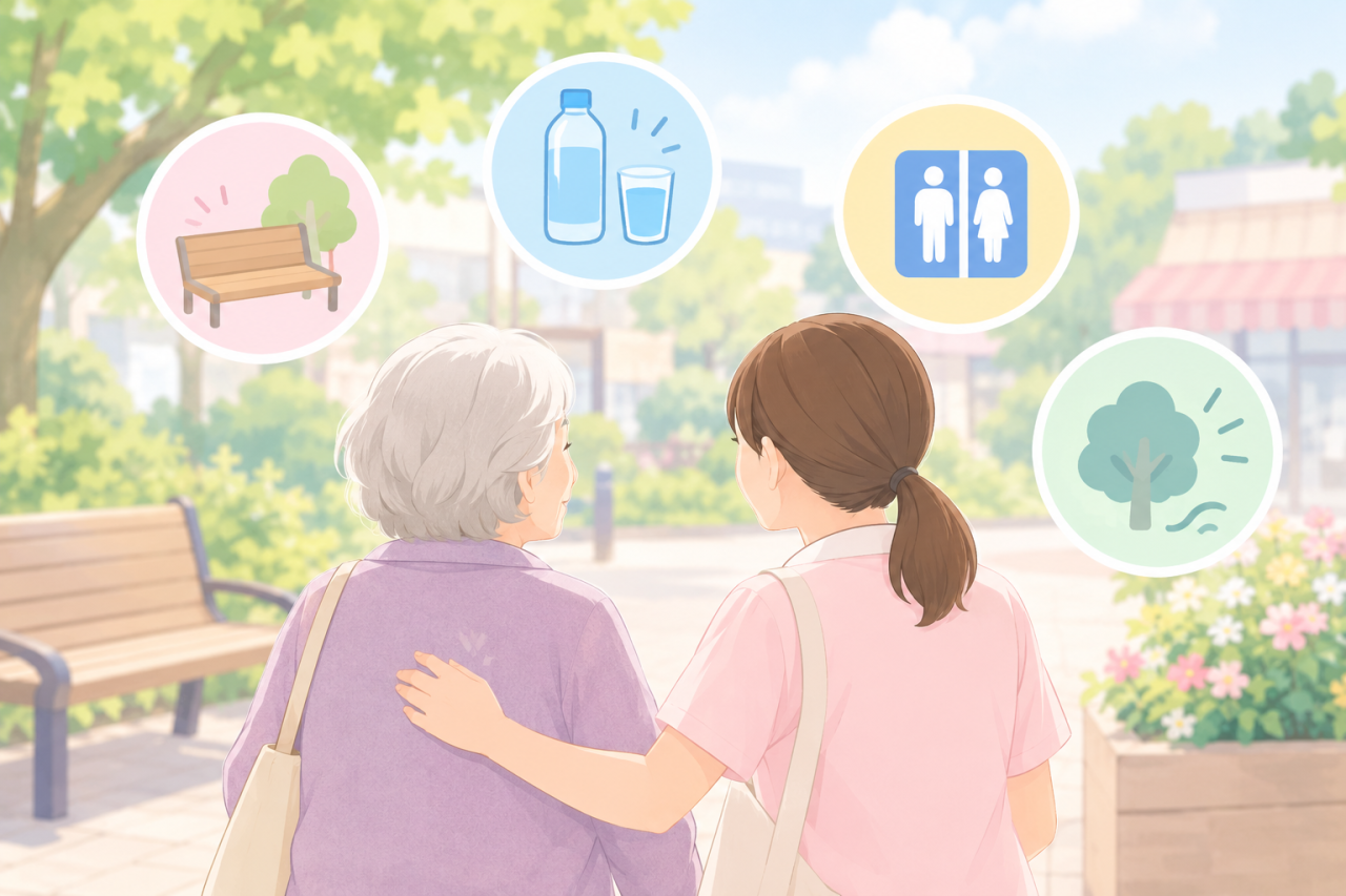 外出先で不安が強くなった場合の対応は